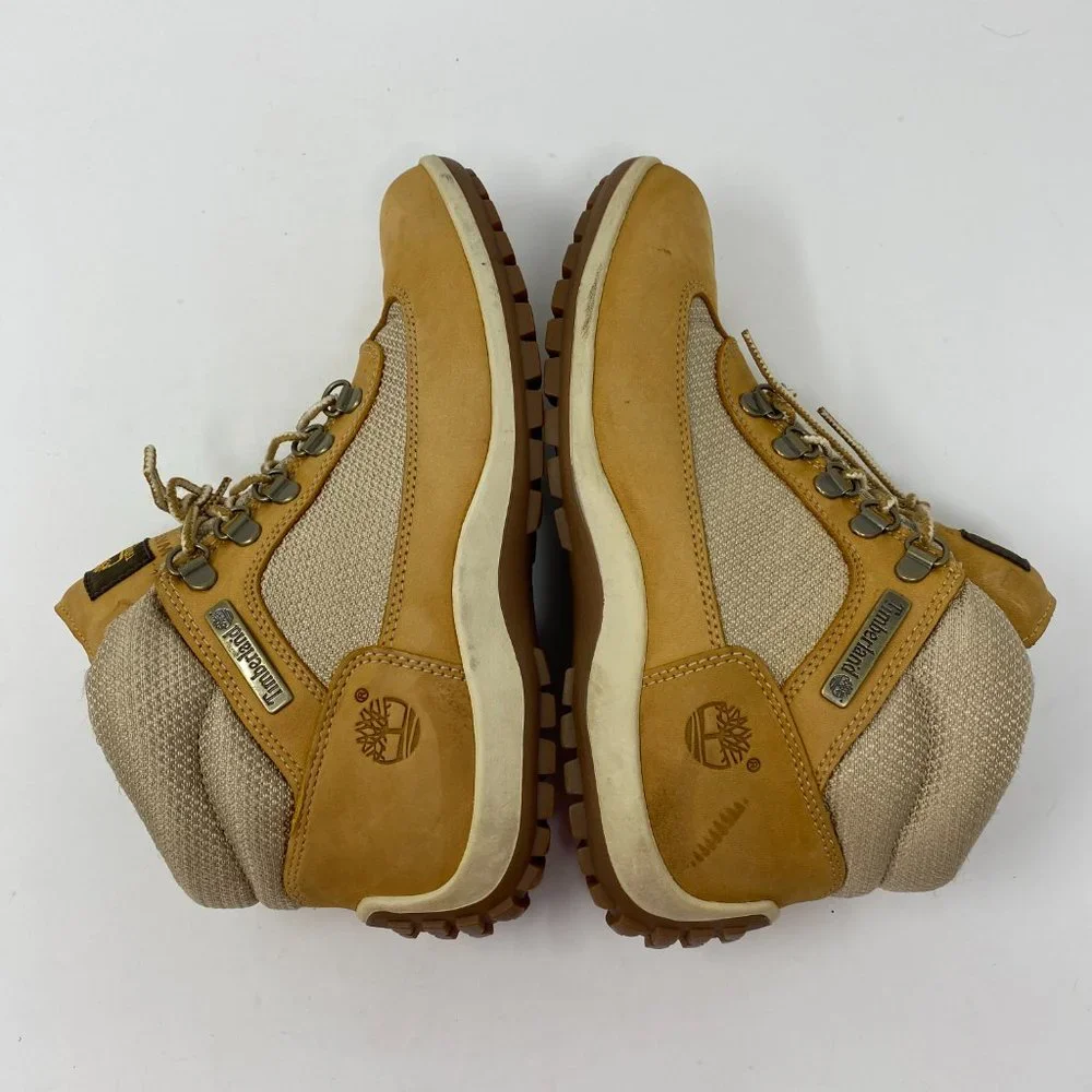 Timberland Waterproof Ankle Boots Hiking Outdoor Genuine Leather Shoes Size 8M
